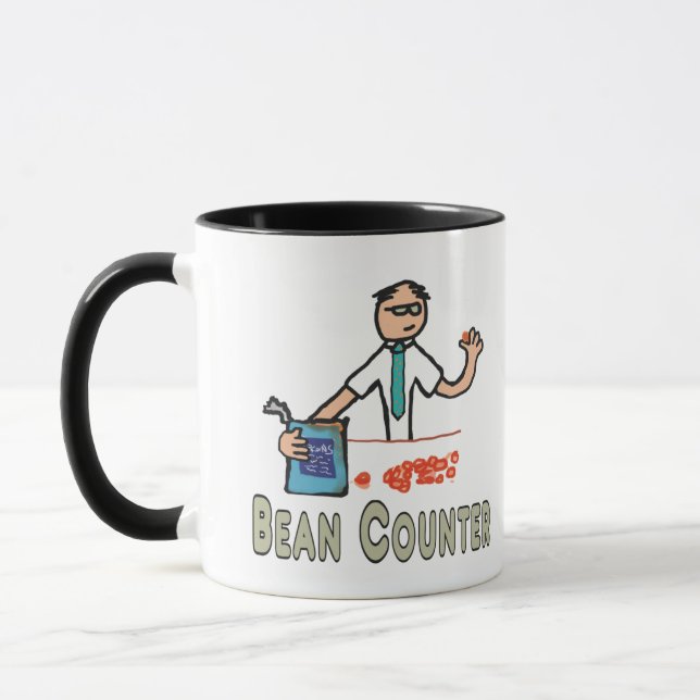 Accountant Bean Counter Mug (Left)
