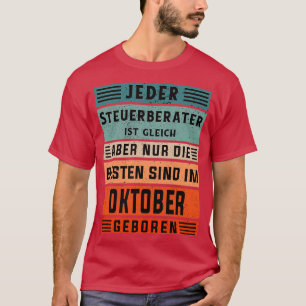 Accountant Birthday October born Accountant T-Shirt
