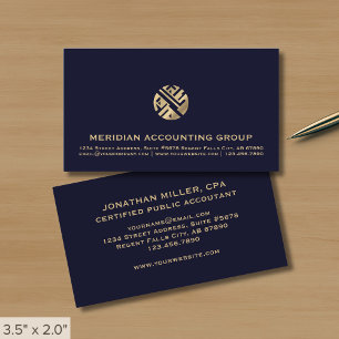 Accountant Bookkeeper Tax Professional Business Card