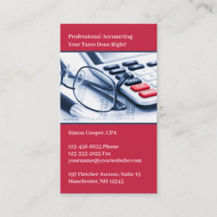 Accountant Business Card