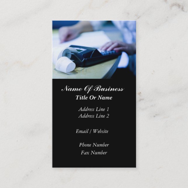 Accountant Business Card (Front)