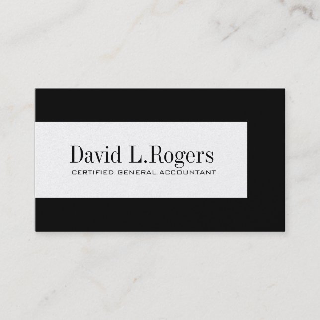 Accountant Business Cards (Front)