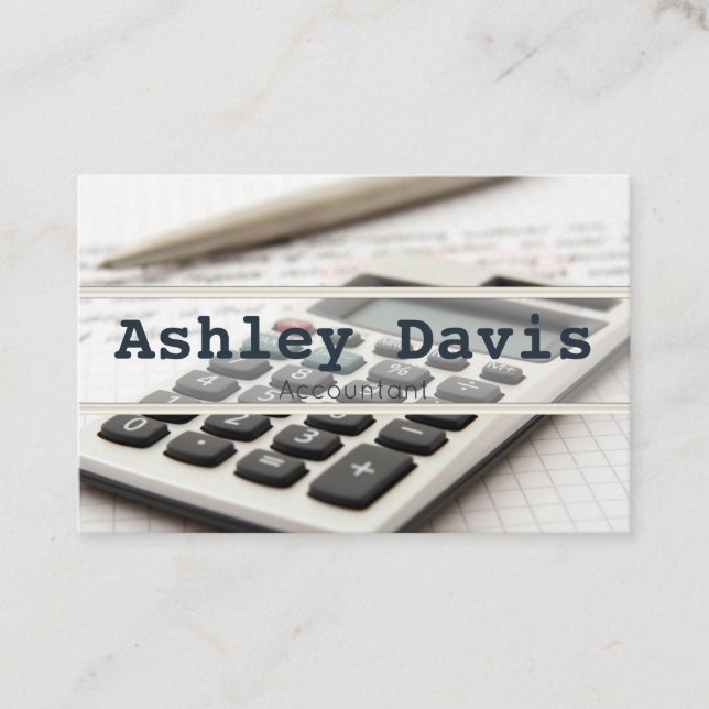Accountant business cards (Front)