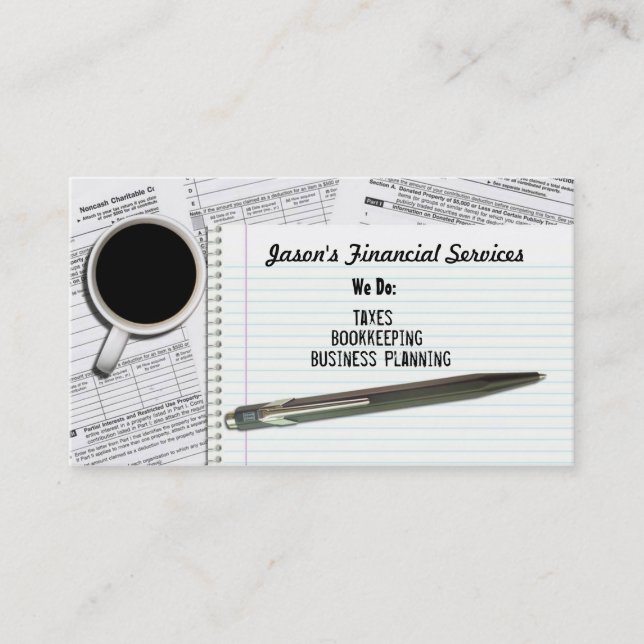 Accountant Business Cards (Front)