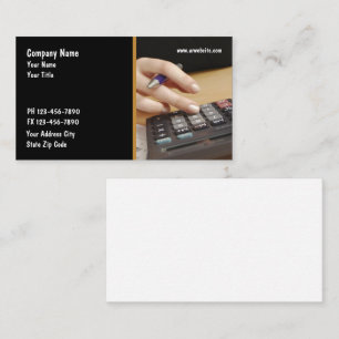 Accountant Business Cards