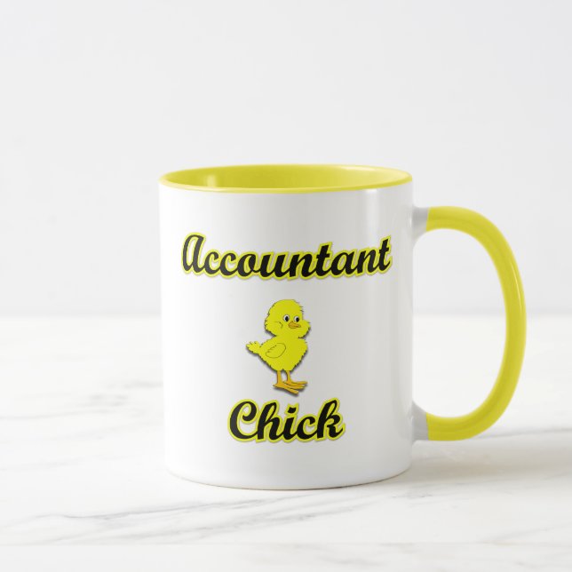 Accountant Chick Mug (Right)