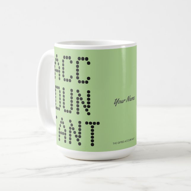 "ACCOUNTANT" COFFEE MUG (Front Left)
