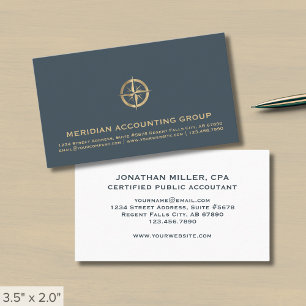 Accountant CPA Professional Business Card