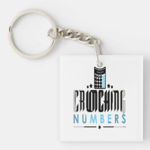 Accountant - Crunching Numbers Key Ring