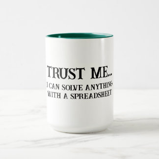 Accountant Data Nerd I Can Solve Anything Coffee Mug