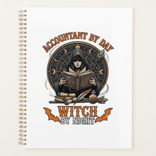 Accountant Day Witch Night Halloween Magic Book_1 Planner