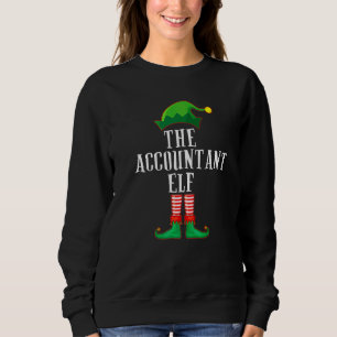 Accountant Elf Matching Family Group Christmas Par Sweatshirt