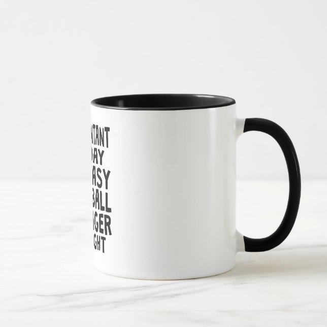 Accountant Fantasy Football Manager Mug (Right)