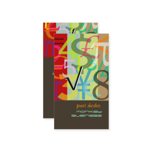 Accountant, Financial Advisor Business Card