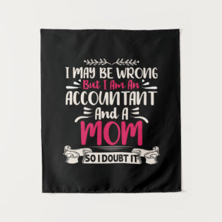 Accountant Gift | Accoutant And A Mom Tapestry