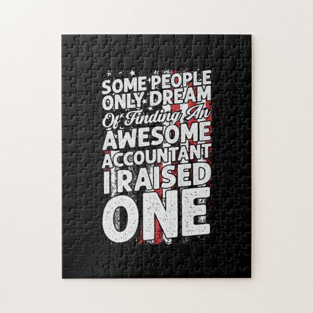 Accountant Gift | An Awesome Accountant Jigsaw Puzzle (Vertical)