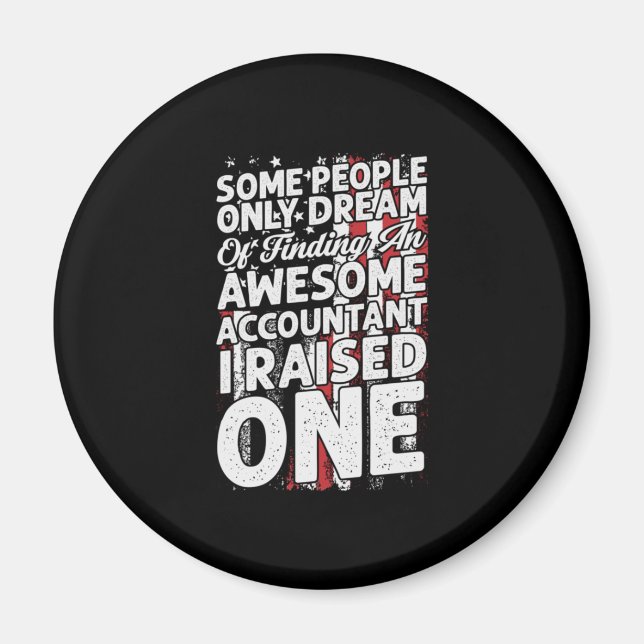 Accountant Gift | An Awesome Accountant Magnet (Front)