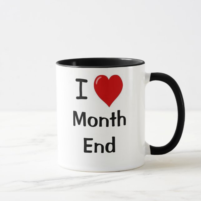 Accountant Gift  Funny Accounting Quote  Month End Mug (Right)