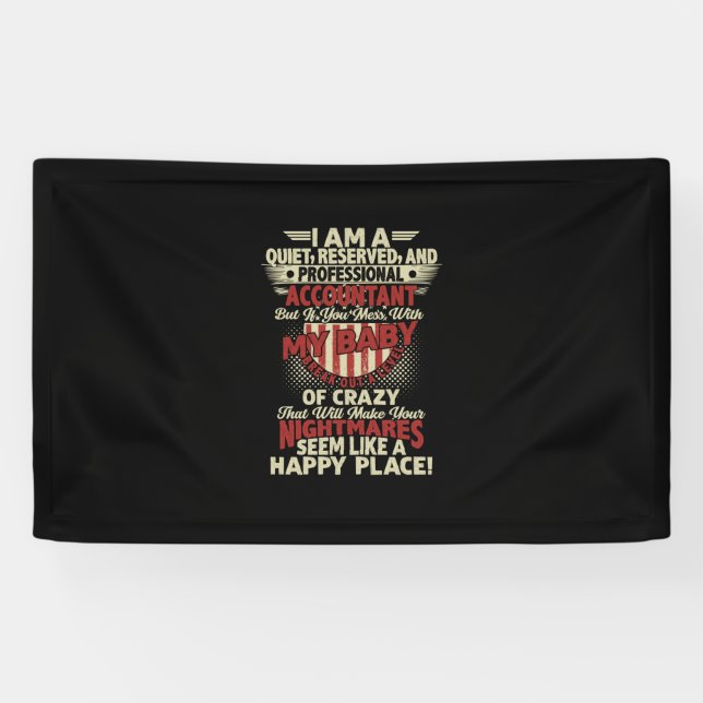Accountant Gift | I Am A Professional Accountant Banner (Horizontal)