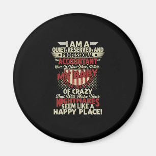 Accountant Gift I Am A Professional Accountant Magnet
