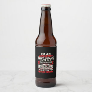 Accountant Gift   I Am An Accountant Beer Bottle Label