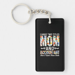 Accountant Gift Mum And Accountant Key Ring