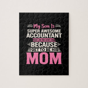 Accountant Gift   Super Awesome Accountant Jigsaw Puzzle