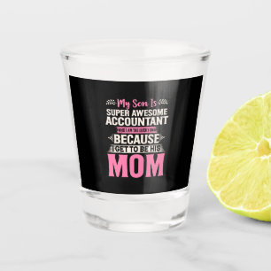 Accountant Gift   Super Awesome Accountant Shot Glass