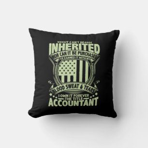 Accountant Gift The Title Accountant Cushion