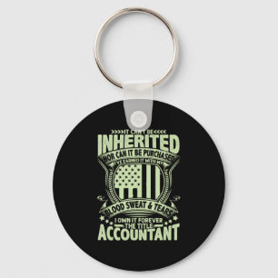 Accountant Gift The Title Accountant Key Ring