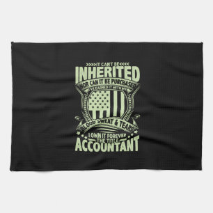 Accountant Gift The Title Accountant Tea Towel
