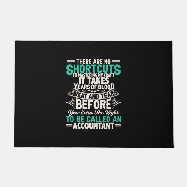 Accountant Gift | To Be Called An Accountant Doormat (Front)