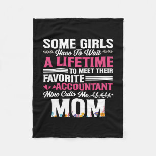 Accountant Gift To Meet Their Favorite Accountant Fleece Blanket