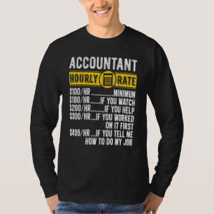 Accountant Gifts Crunching Numbers Is My Cardio Ac T-Shirt