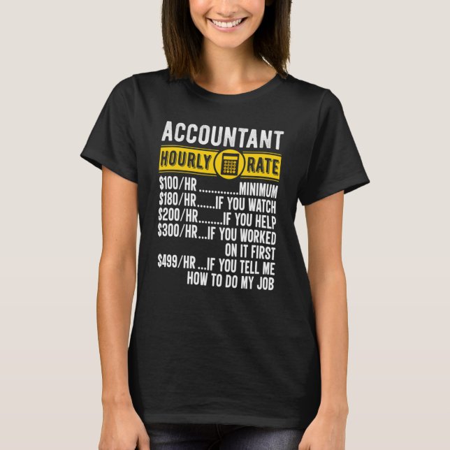 Accountant Gifts Crunching Numbers Is My Cardio Ac T-Shirt (Front)