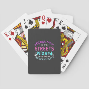 Accountant In The Streets Playing Cards