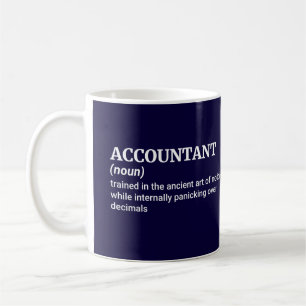 Accountant Job Defined in Humour – Relatable Offic Coffee Mug