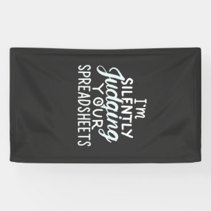 Accountant Judging Your Spreadsheets Banner