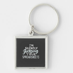 Accountant Judging Your Spreadsheets Key Ring