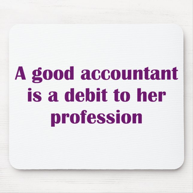 Accountant Mouse pad (Front)