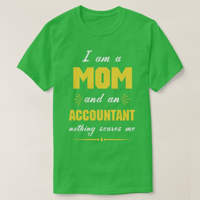 Accountant Mum Proud Mum T-Shirt (Design Front)