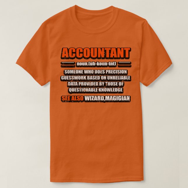 ACCOUNTANT NOUN T-Shirt (Design Front)