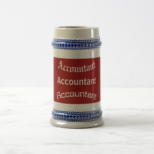 "ACCOUNTANT past present future" Mug (Center)