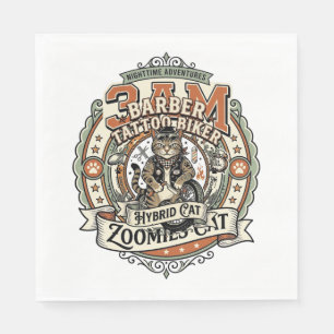 Accountant Tax Season Cat Accountant Tax Season Ca Napkin