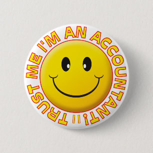 Accountant Trust Me 6 Cm Round Badge
