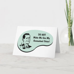 Accountant Voice Card