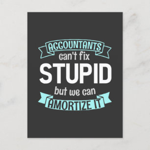 Accountants Can Amortise It Invitation Postcard