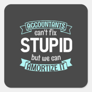 Accountants Can Amortise It Square Sticker