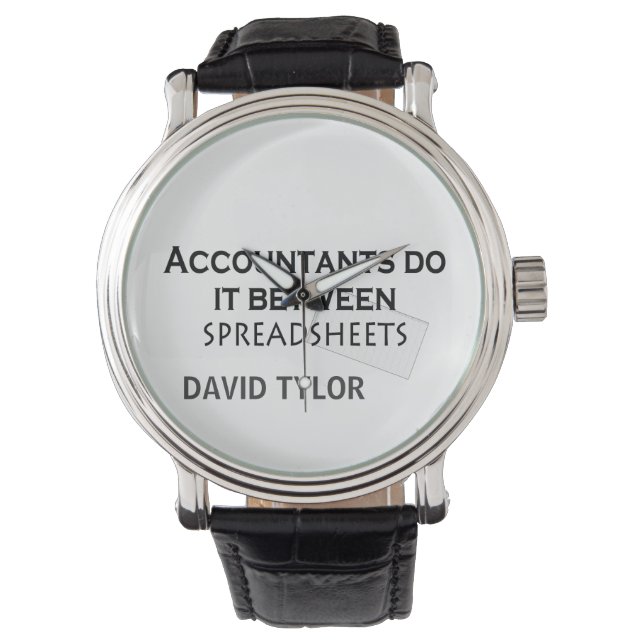 Accountants do it! watch (Front)
