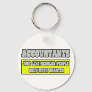 Accountants...Much Smarter Key Ring
